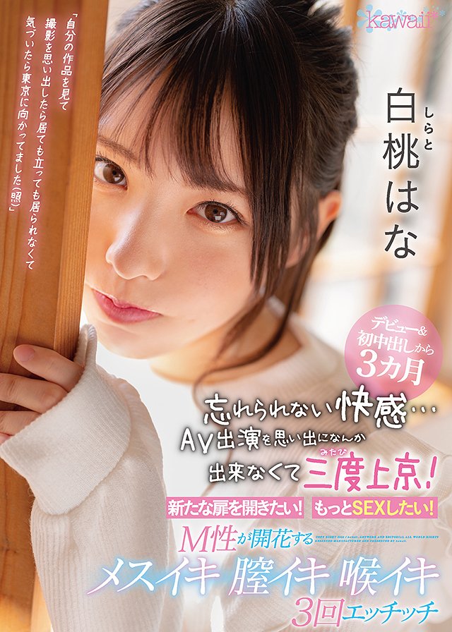 デビュー&初中出しから3カ月 忘れられない快感…AV出演を思い出になんか出来なくて三度上京! 新たな扉を開きたい!もっとSEXしたい!M性が開花するメスイキ膣イキ喉イキ3回エッチッチ