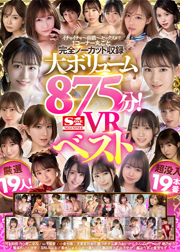 イチャイチャ~前戯~セックスまで1コーナー丸ごと完全ノーカット収録 大ボリューム875分!エスワンVRベスト厳選19人!超没入19本番