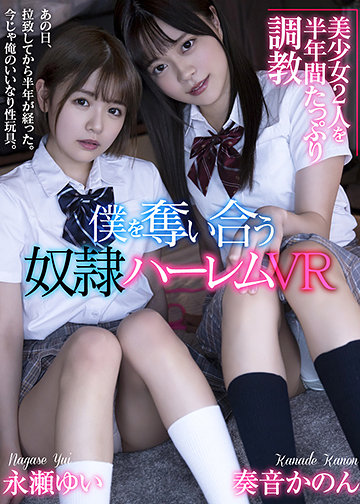 美少女2人を半年間たっぷり調教 僕を奪い合う奴隷ハーレムVR