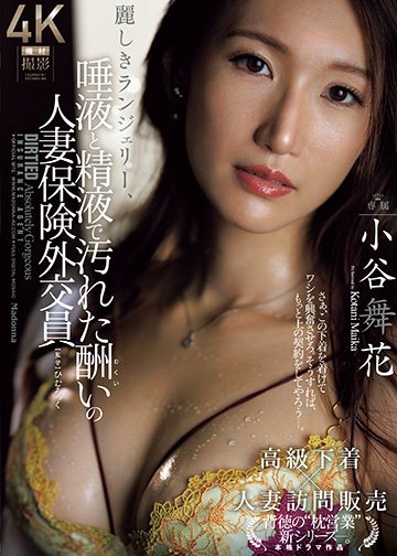 麗しきランジェリー、唾液と精液で汚れた酬いの人妻保険外交員